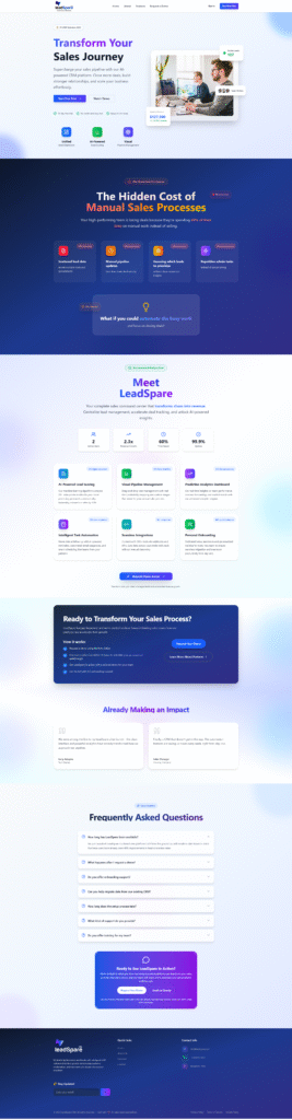LeadSpare-website
