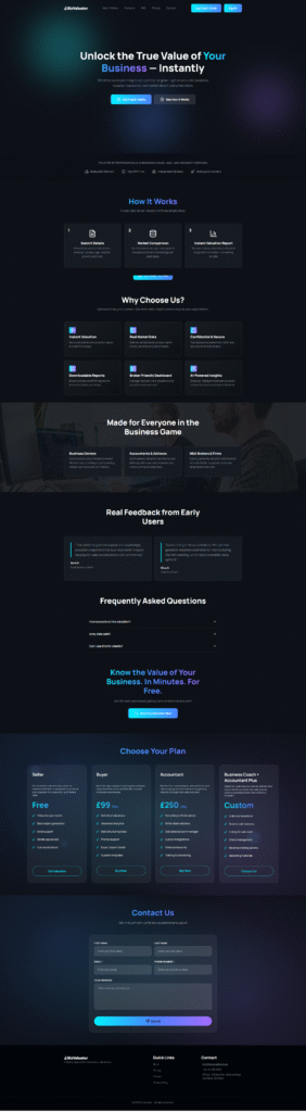 bizvaluator-website-view